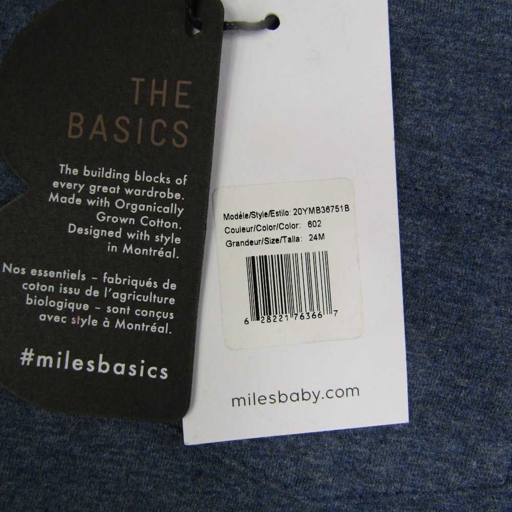 Miles Baby NEW NWT Toddler Size 24M Navy Blue Tee T Shirt - Picture 2 of 5